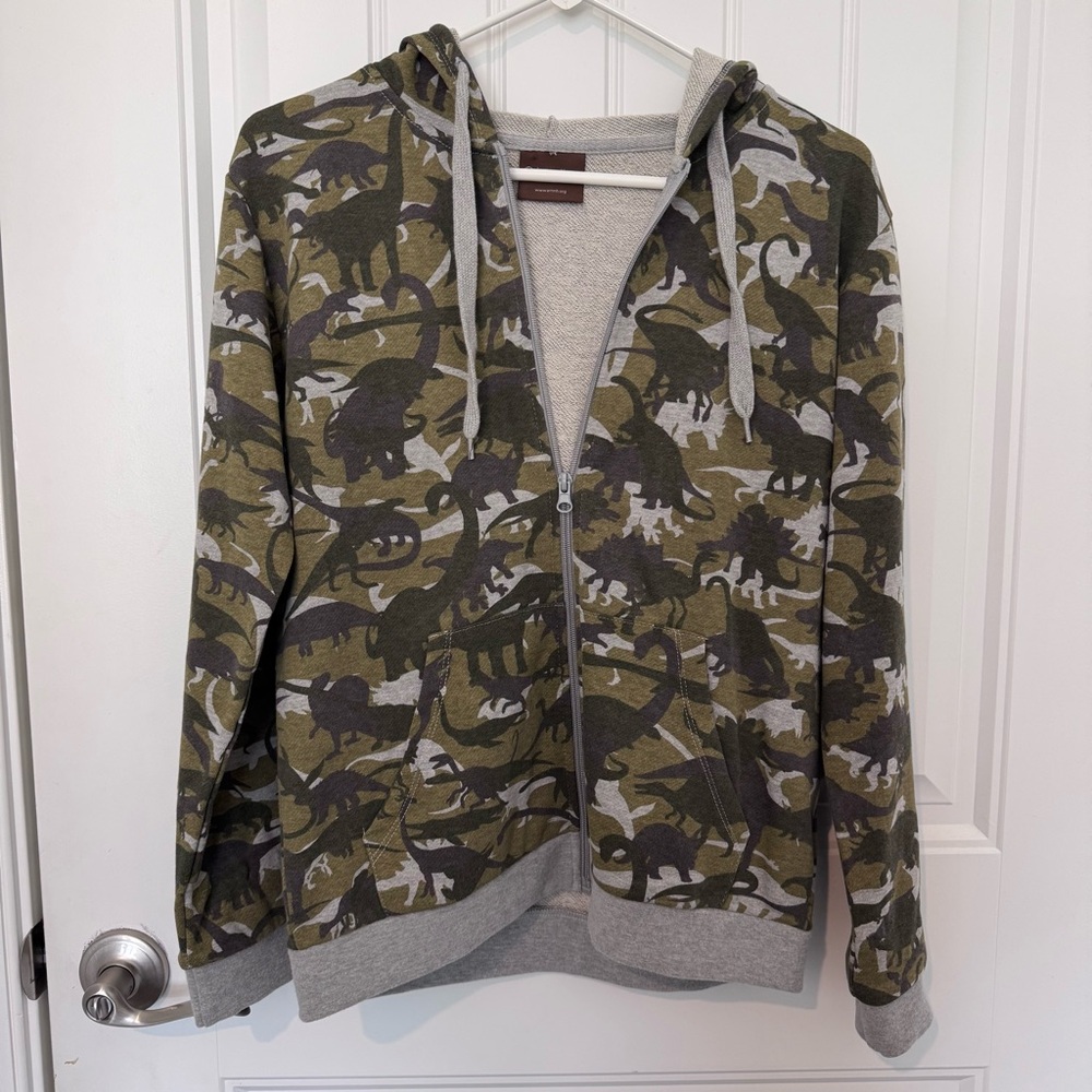 Camouflage Dinosaur Hoodie for Kids